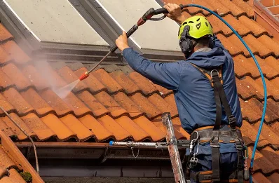 Démoussage et hydrofuge de toiture à Vaudrey